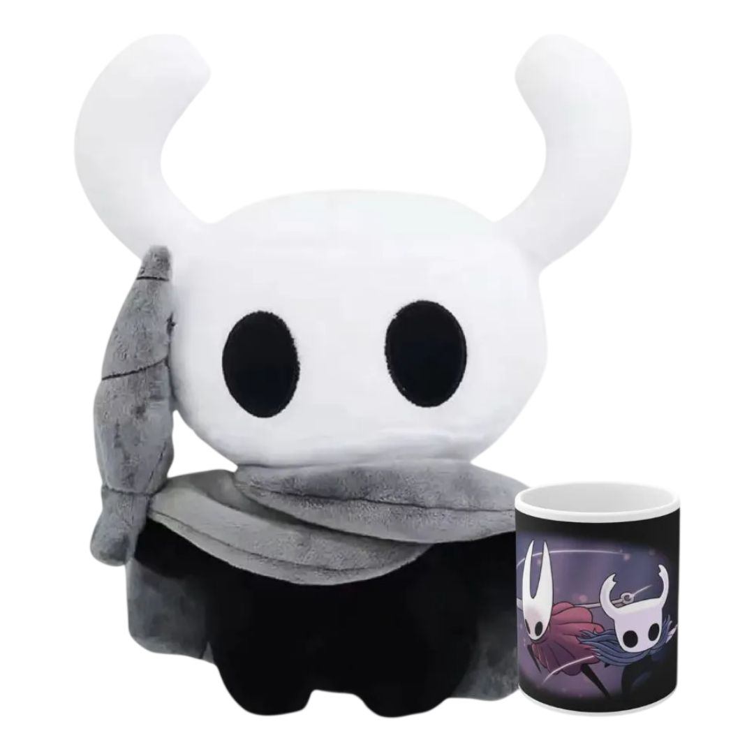 Promo Hollow Knight Peluche más taza