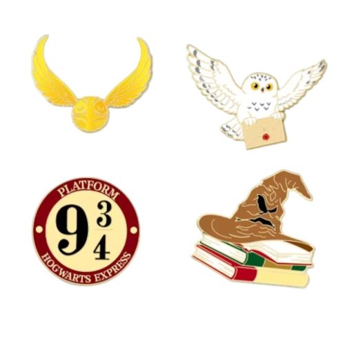 Set 4 pines Harry Potter