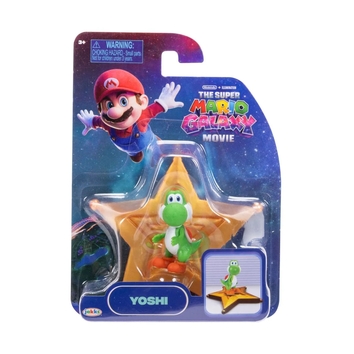 Yoshi Mini Figura 4 Cm Super Mario Galaxy